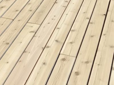 Deck – sanded. raw wood Deck - sanded. raw wood